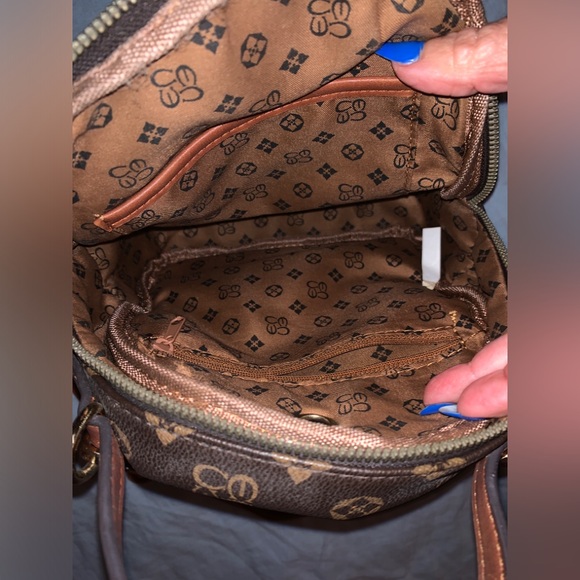 Mini Backpack LV insp with tan straps, NWOT - Picture 4 of 14